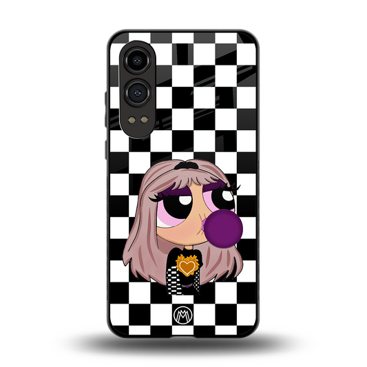 sassy chic powerpuff girls back phone cover | glass case for oneplus nord ce 4 lite