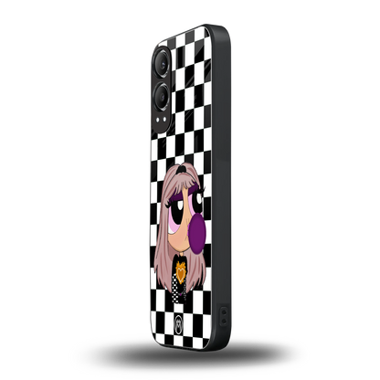 sassy chic powerpuff girls back phone cover | glass case for oneplus nord ce 4 lite