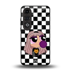 sassy chic powerpuff girls back phone cover | glass case for oneplus nord ce 4