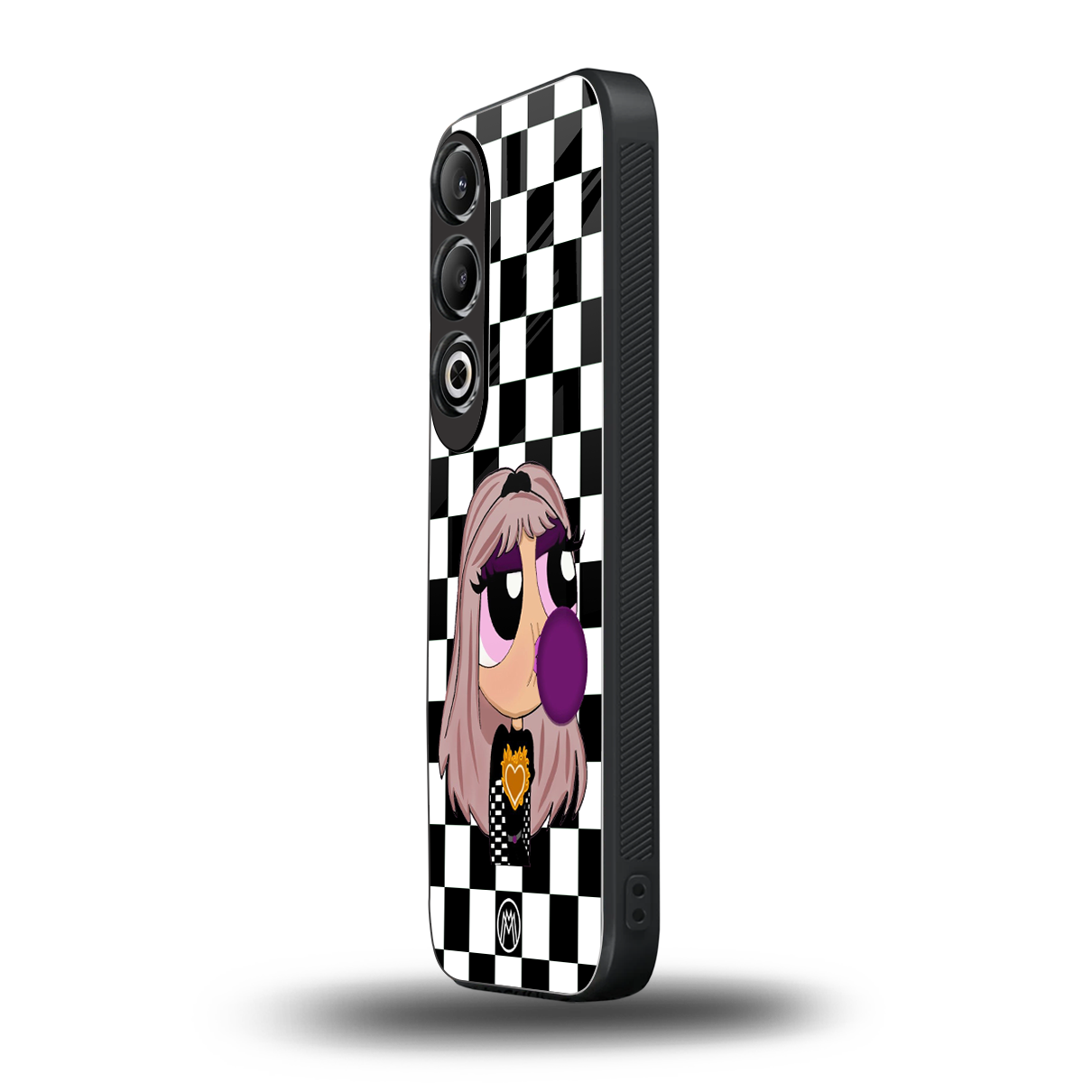 sassy chic powerpuff girls back phone cover | glass case for oneplus nord ce 4