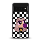 sassy chic powerpuff girls back phone cover | glass case for google pixel 6 pro
