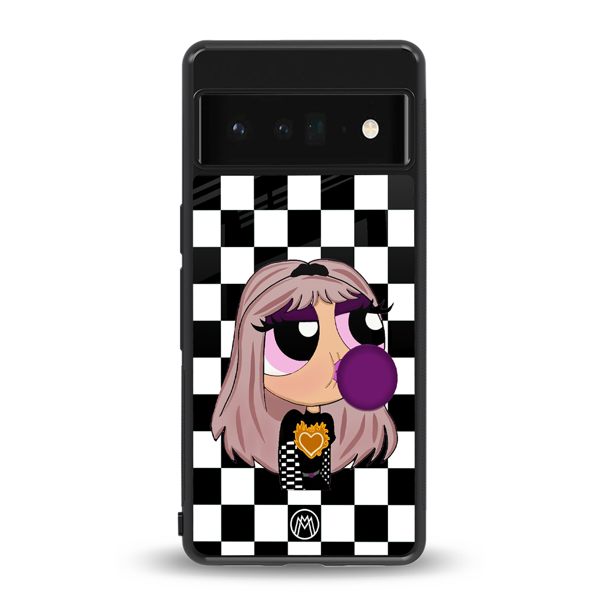 sassy chic powerpuff girls back phone cover | glass case for google pixel 6 pro