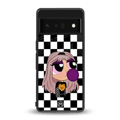 sassy chic powerpuff girls back phone cover | glass case for google pixel 6 pro