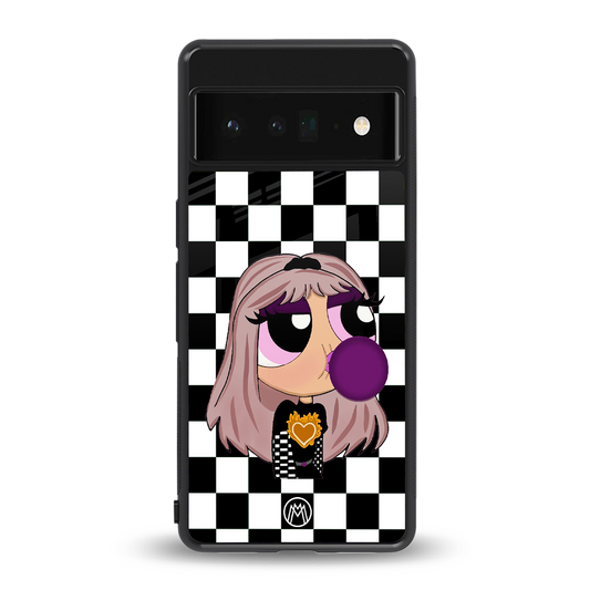 sassy chic powerpuff girls back phone cover | glass case for google pixel 6 pro