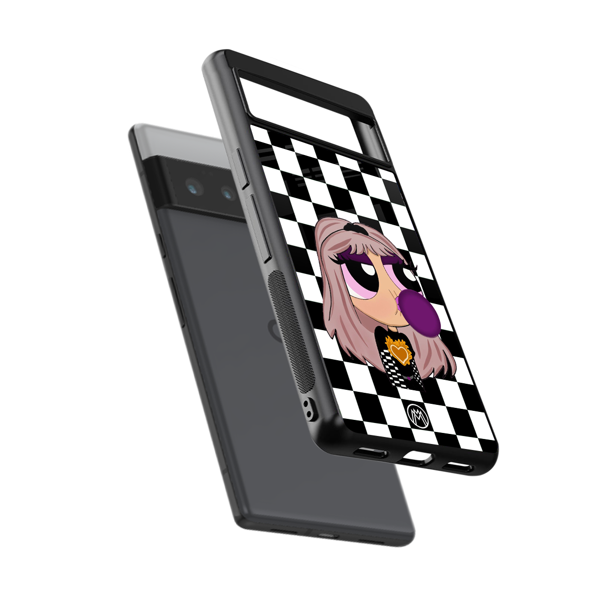 sassy chic powerpuff girls back phone cover | glass case for google pixel 6 pro