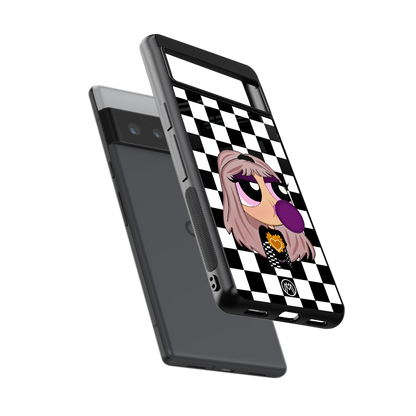 sassy chic powerpuff girls back phone cover | glass case for google pixel 6 pro