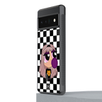 sassy chic powerpuff girls back phone cover | glass case for google pixel 6 pro