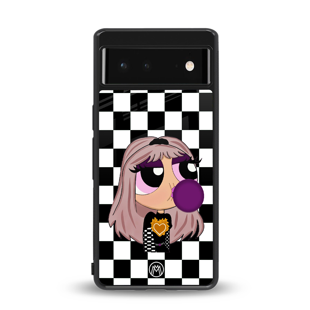 sassy chic powerpuff girls back phone cover | glass case for google pixel 6