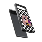 sassy chic powerpuff girls back phone cover | glass case for google pixel 6