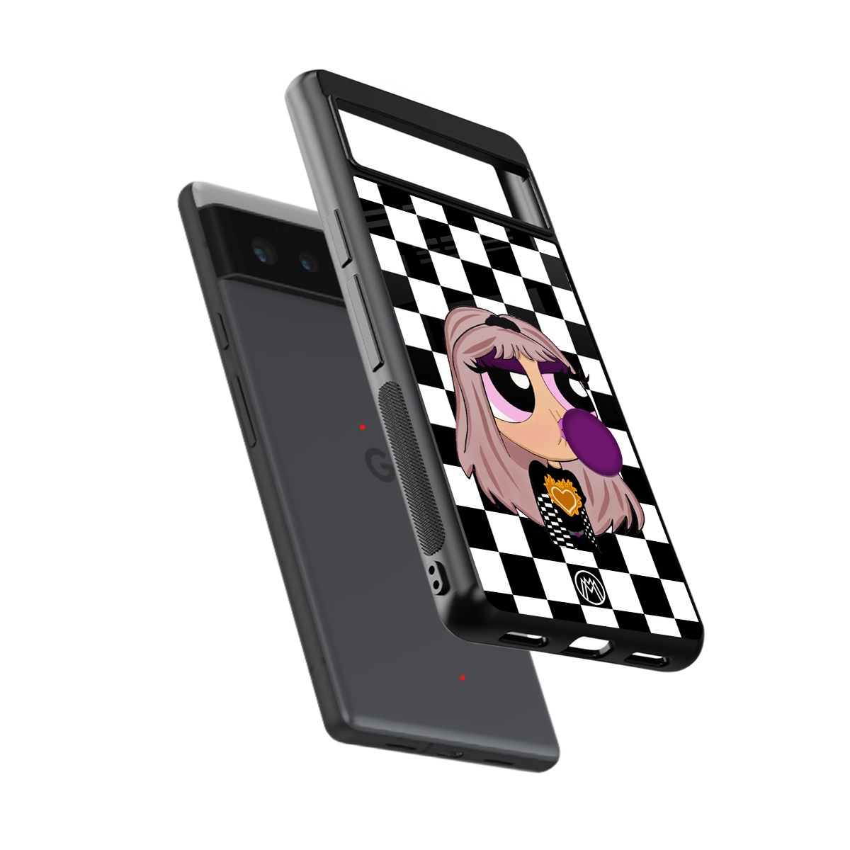sassy chic powerpuff girls back phone cover | glass case for google pixel 6