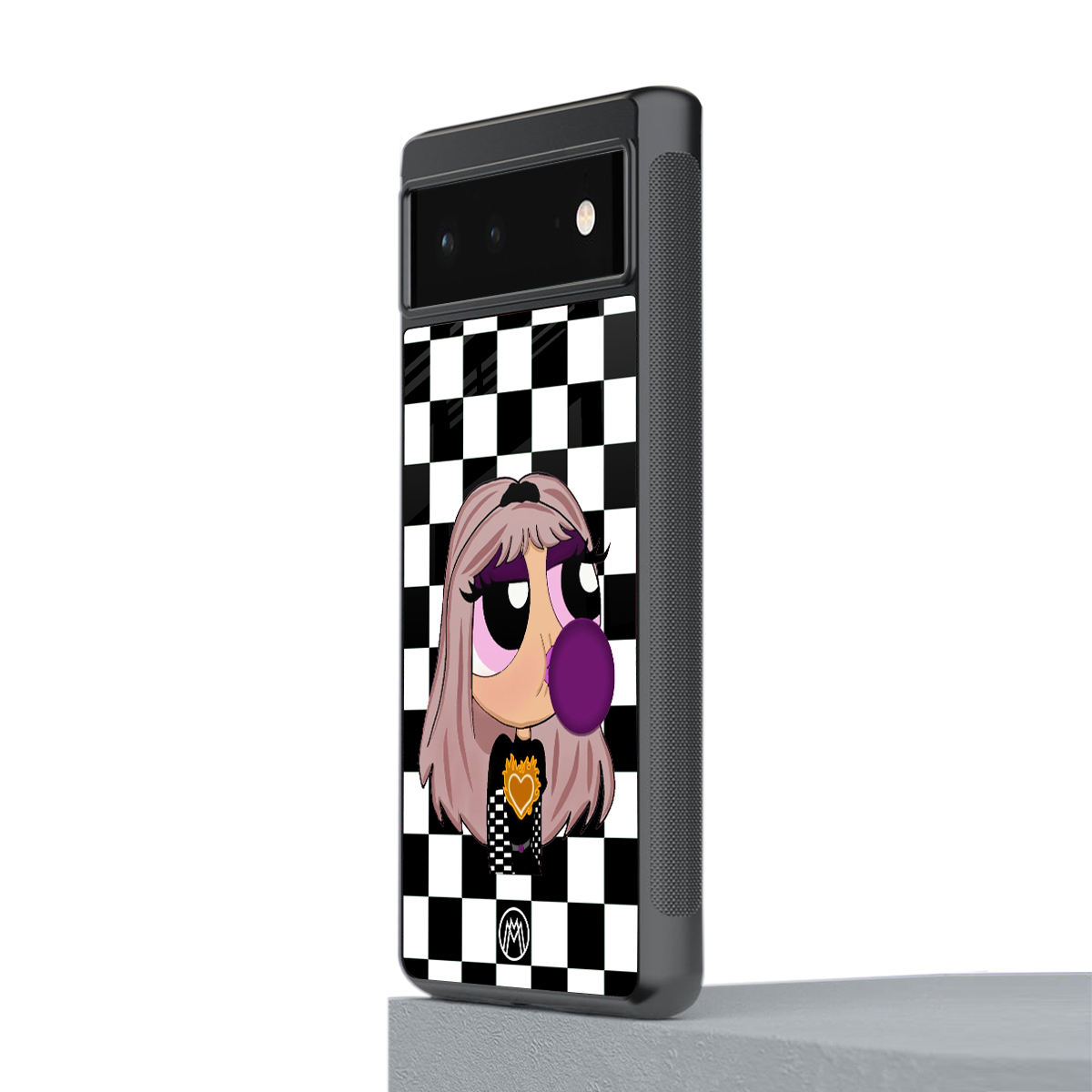 sassy chic powerpuff girls back phone cover | glass case for google pixel 6
