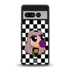 sassy chic powerpuff girls back phone cover | glass case for google pixel 7 pro