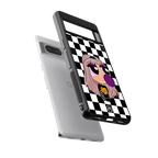 sassy chic powerpuff girls back phone cover | glass case for google pixel 7 pro
