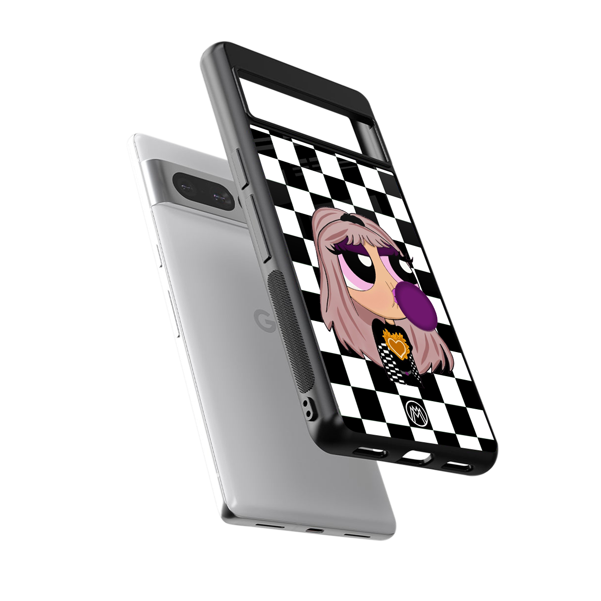 sassy chic powerpuff girls back phone cover | glass case for google pixel 7 pro