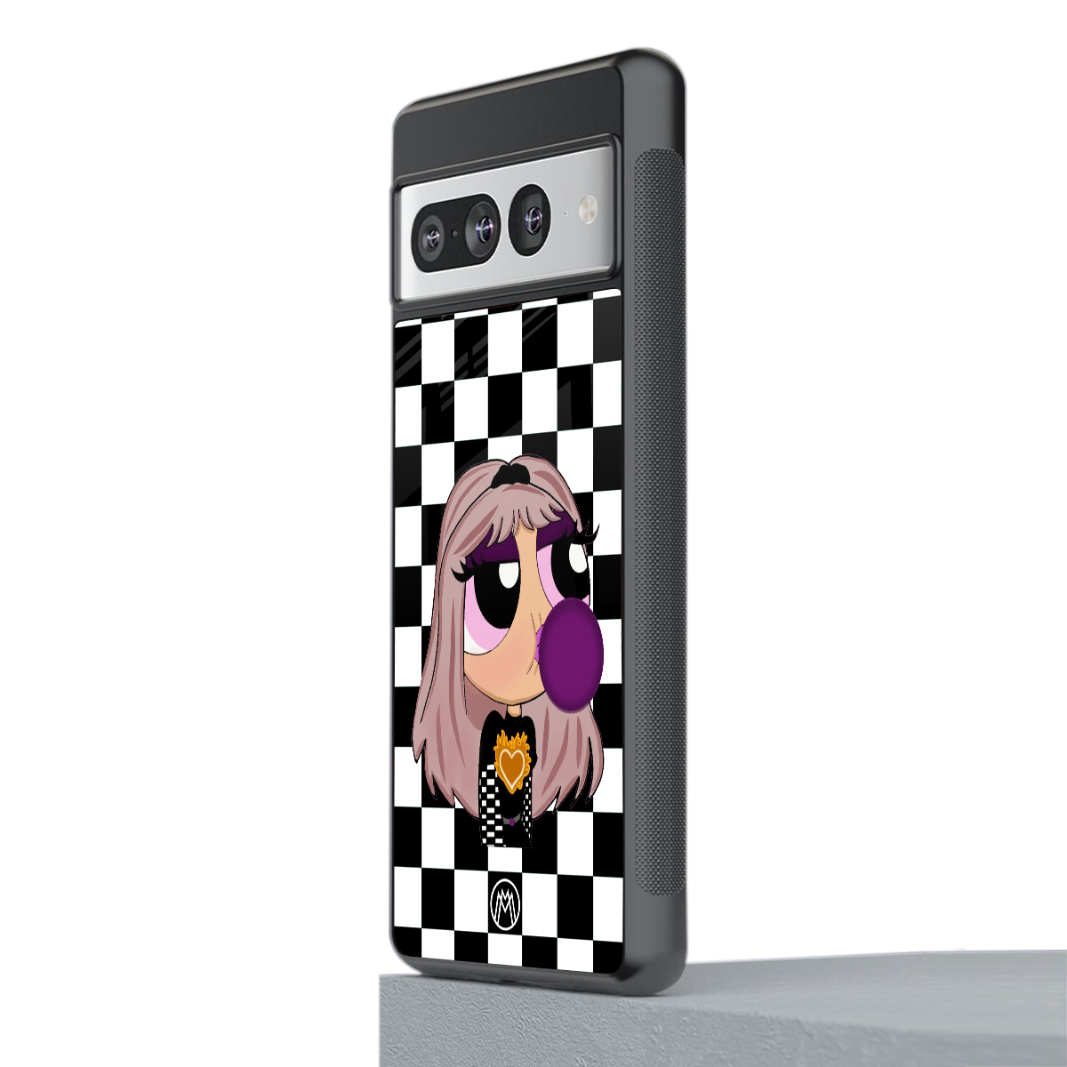 sassy chic powerpuff girls back phone cover | glass case for google pixel 7 pro