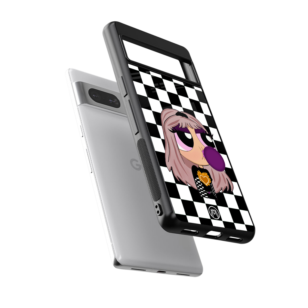 sassy chic powerpuff girls back phone cover | glass case for Google Pixel 7