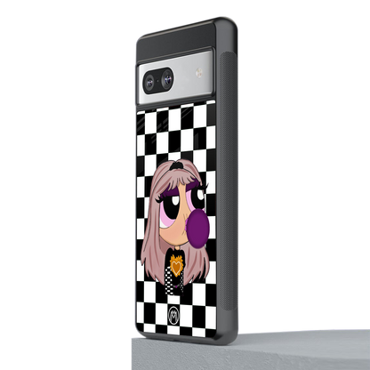 sassy chic powerpuff girls back phone cover | glass case for Google Pixel 7A