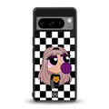 sassy chic powerpuff girls back phone cover | glass case for google pixel 8 pro