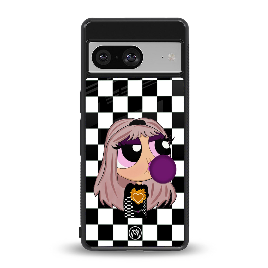 sassy chic powerpuff girls back phone cover | glass case for Google Pixel 8