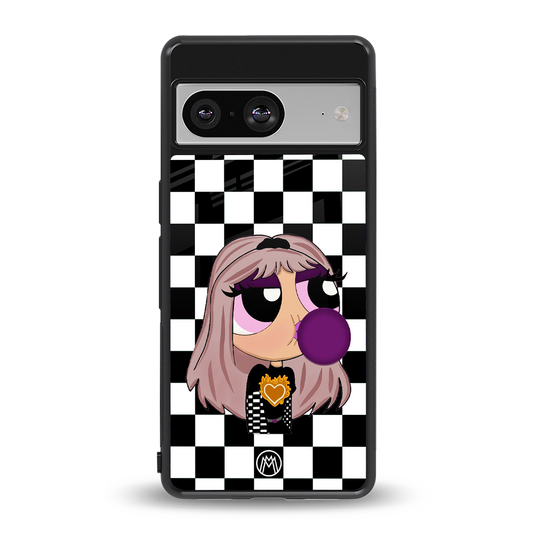 sassy chic powerpuff girls back phone cover | glass case for Google Pixel 8