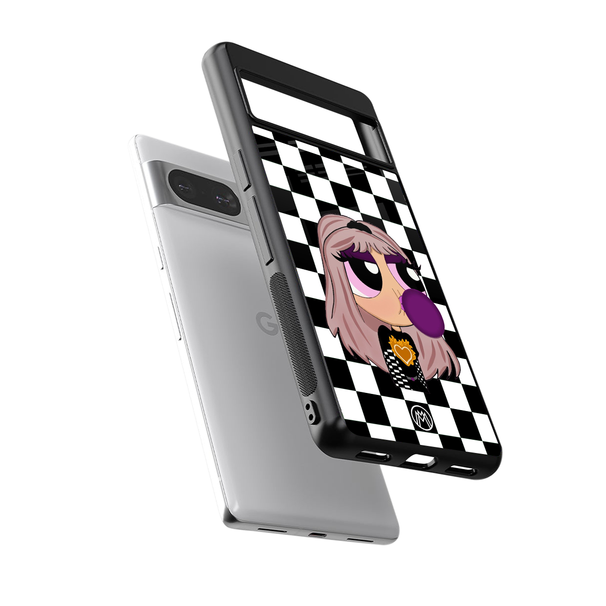 sassy chic powerpuff girls back phone cover | glass case for Google Pixel 8