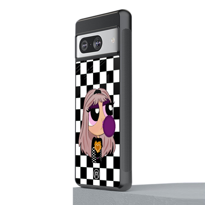 sassy chic powerpuff girls back phone cover | glass case for Google Pixel 8