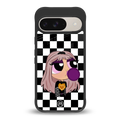 sassy chic powerpuff girls back phone cover | glass case for google pixel 9