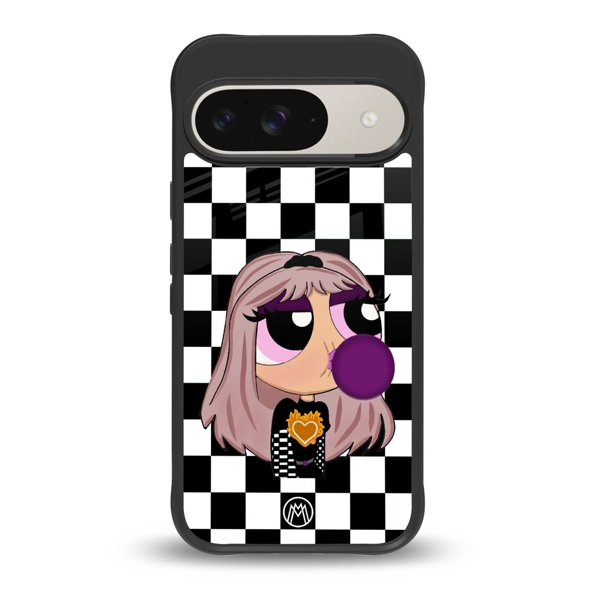 sassy chic powerpuff girls back phone cover | glass case for google pixel 9