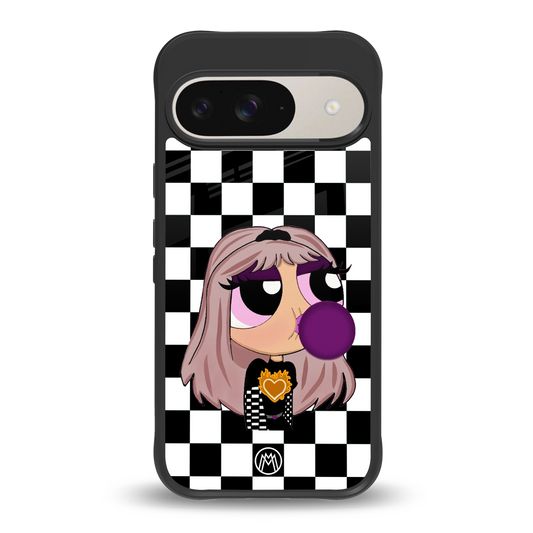 sassy chic powerpuff girls back phone cover | glass case for google pixel 9