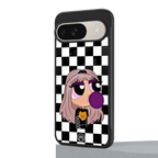 sassy chic powerpuff girls back phone cover | glass case for google pixel 9