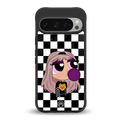 sassy chic powerpuff girls back phone cover | glass case for google pixel 9 pro