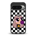 sassy chic powerpuff girls back phone cover | glass case for google pixel 9 pro