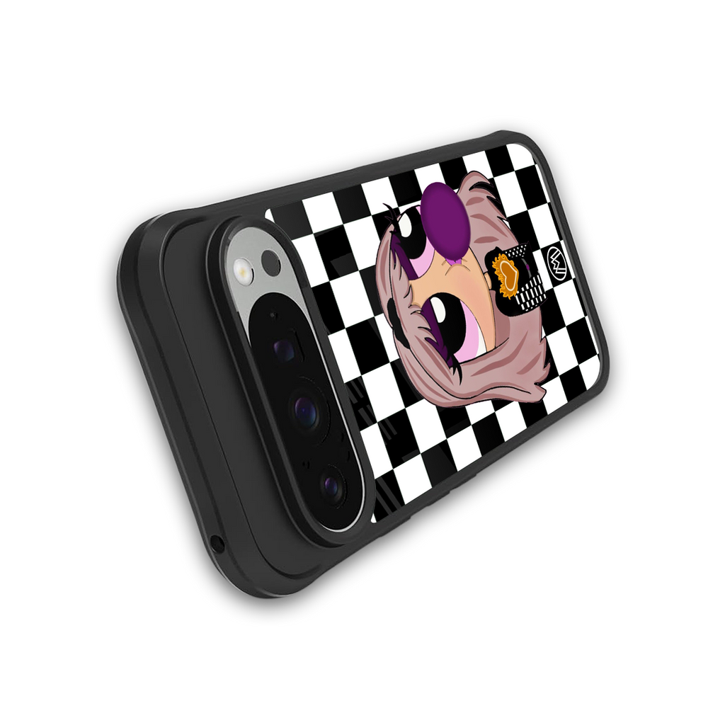 sassy chic powerpuff girls back phone cover | glass case for google pixel 9 pro