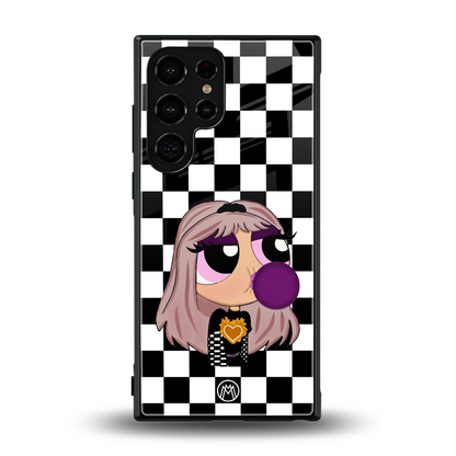 sassy chic powerpuff girls back phone cover | glass case for samsung galaxy s24 ultra