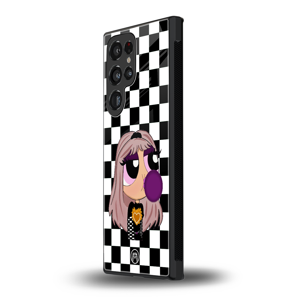 sassy chic powerpuff girls back phone cover | glass case for samsung galaxy s23 ultra