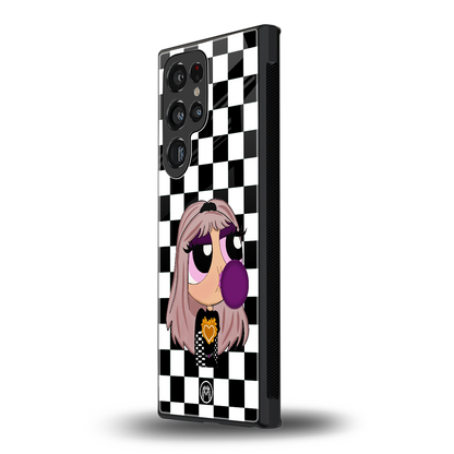 sassy chic powerpuff girls back phone cover | glass case for samsung galaxy s23 ultra