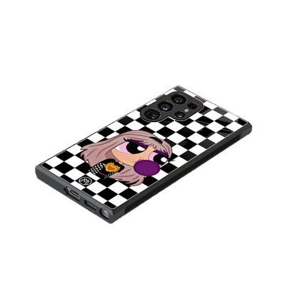sassy chic powerpuff girls back phone cover | glass case for samsung galaxy s24 ultra