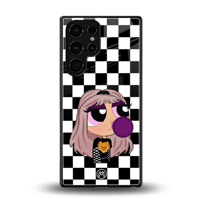 sassy chic powerpuff girls back phone cover | glass case for samsung galaxy s25 ultra