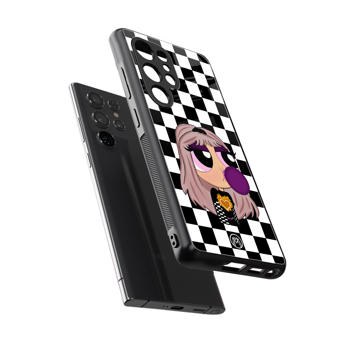 sassy chic powerpuff girls back phone cover | glass case for samsung galaxy s25 ultra