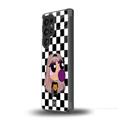 sassy chic powerpuff girls back phone cover | glass case for samsung galaxy s25 ultra