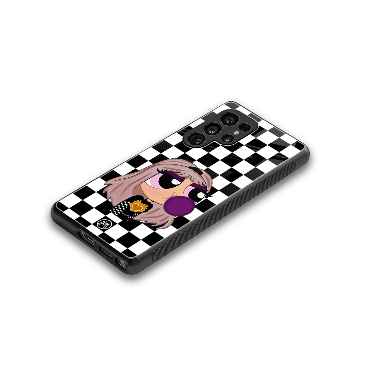 sassy chic powerpuff girls back phone cover | glass case for samsung galaxy s25 ultra