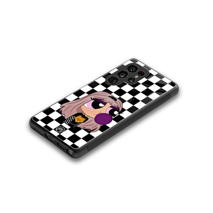 sassy chic powerpuff girls back phone cover | glass case for samsung galaxy s25 ultra