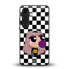 sassy chic powerpuff girls back phone cover | glass case for samsung galaxy s24