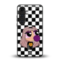 sassy chic powerpuff girls back phone cover | glass case for samsung galaxy s24 plus