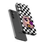 sassy chic powerpuff girls back phone cover | glass case for samsung galaxy s24 plus