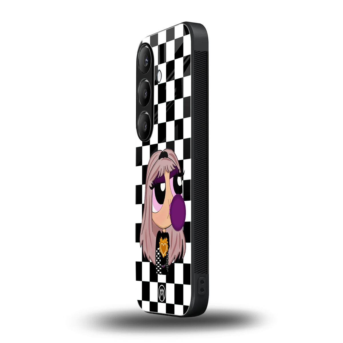 sassy chic powerpuff girls back phone cover | glass case for samsung galaxy s24 plus