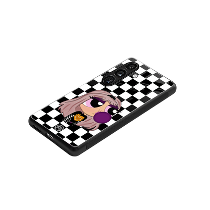 sassy chic powerpuff girls back phone cover | glass case for samsung galaxy s24 plus
