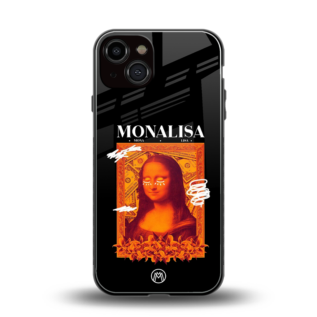 sassy mona lisa back phone cover | glass case for iphone 13