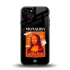 sassy mona lisa back phone cover | glass case for iphone 13