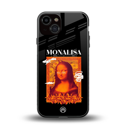 sassy mona lisa back phone cover | glass case for iphone 13